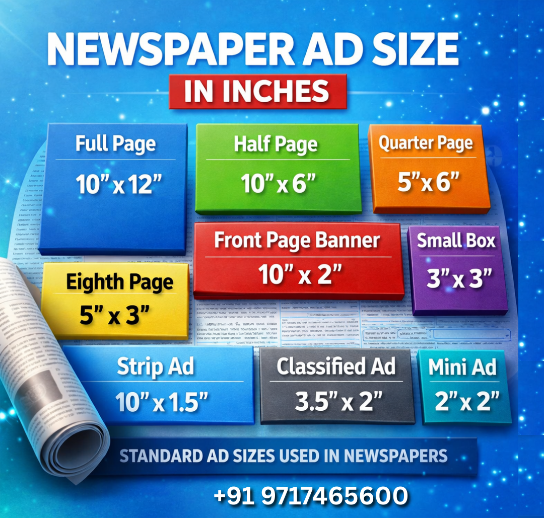 Newspaper Advertising Made Simple: The Most Popular Ad Sizes in Inches Explained